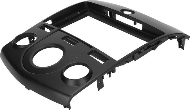 Koogeelife Installations-Armaturenbrett-Kit Navigationspanel Rahmenabdeckung aus ABS für KIA FORTE in Schwarz - Bild 1