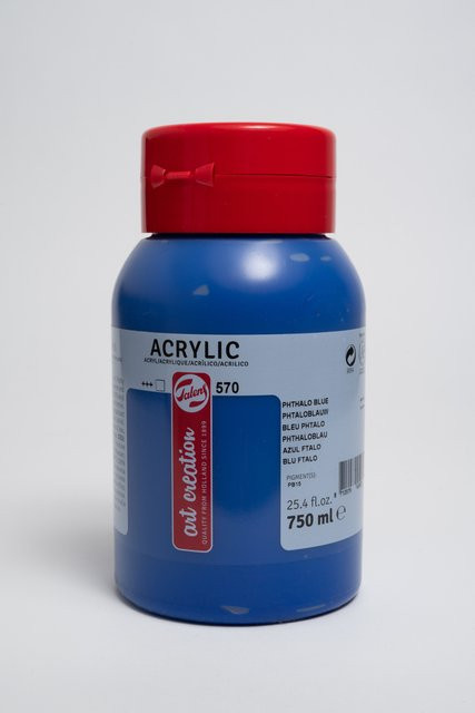 Talens Art Creation Acrylfarbe Phthaloblau 750 ml - Bild 1