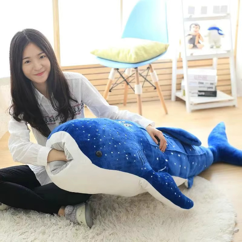 ERBAIWOO Blue Shark Plüsch Spielzeug, Blau, 50-120 cm - Bild 3