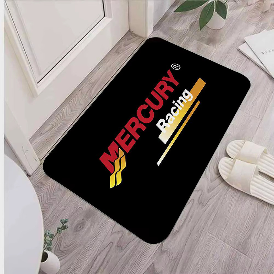 Mercury Racing Antirutschmatte für Badezimmer und Eingangsbereich, schwarz, B/T: 60 x 40 cm - Bild 3