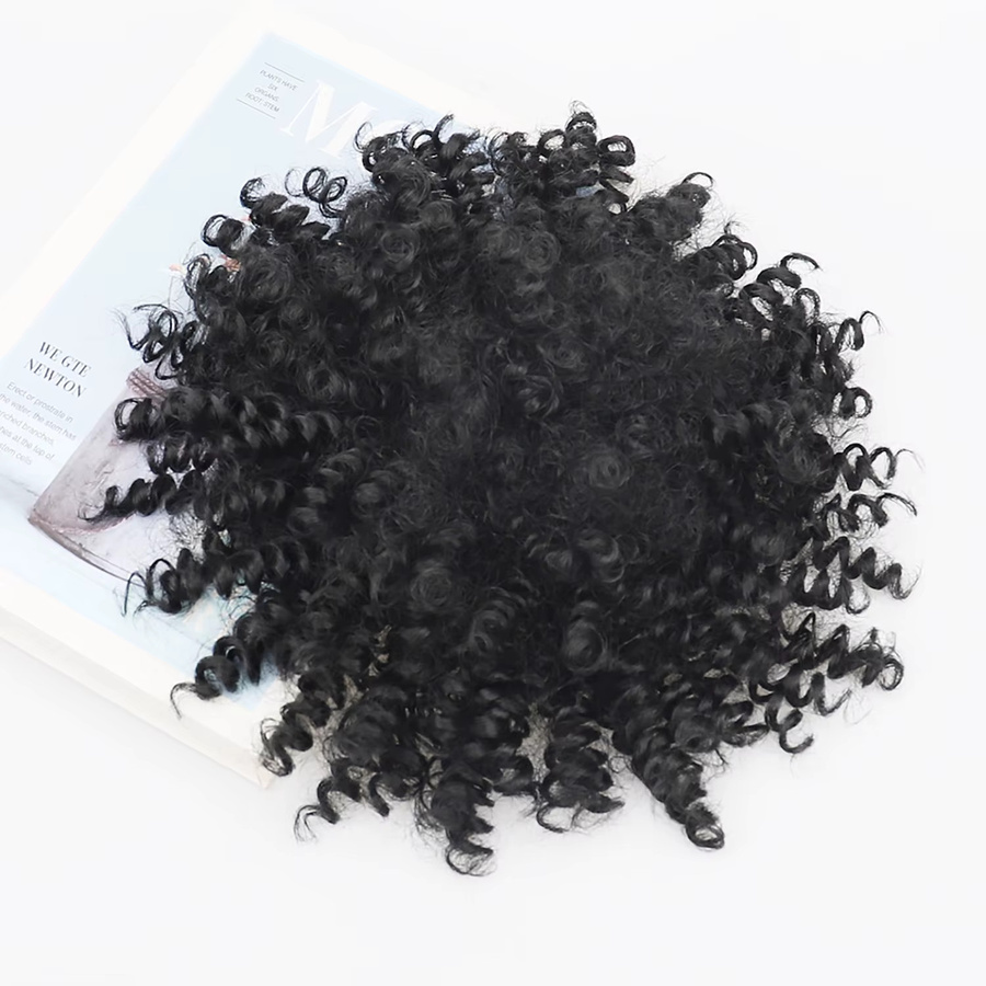 jeedou Afro-Topper, lockiges Kunsthaar, Unisex - Bild 3