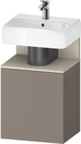 Duravit Waschtischunterschrank Qatego in Basalt Grau Matt B/T/H: 44 x 35 x 64,5 cm - Bild 1