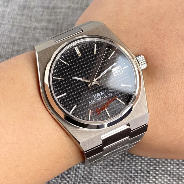 Tandorio Armbanduhr, Automatik, Edelstahl, Schwarz, 40 mm, Herren - Bild 1