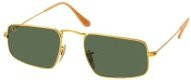 Ray-Ban RB 3957 Sonnenbrille, Vollrand, Rechteckig, Metall, Gold, Green, Unisex - Bild 1