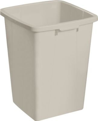 Graf Abfallbehälter ohne Deckel, grau, 90 Liter - Bild 1