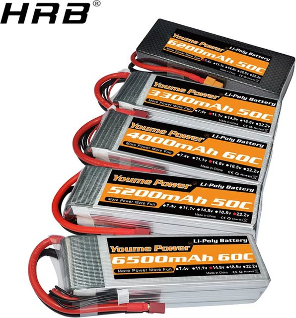 Youme RC Lipo Batterie mit XT60 Anschluss im Hard Case - Bild 1