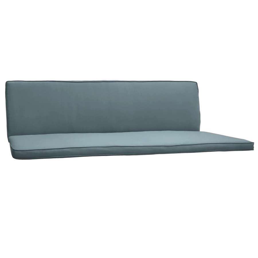 Beautissu Hollywoodschaukelauflage Loft 2er Set Taubenblau B: 180 cm, T: 50 cm - Bild 2