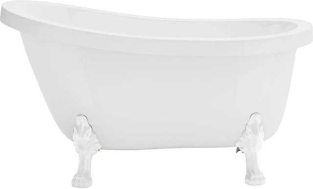 Vente-unique Freistehende Badewanne Nisos aus Acryl in Weiß, B: 145 cm, H: 77 cm, T: 74 cm - Bild 1