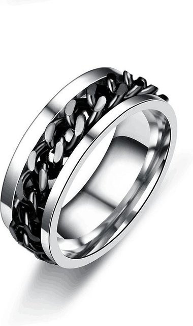 Ring Titanstahl, gray, Unisex - Bild 1