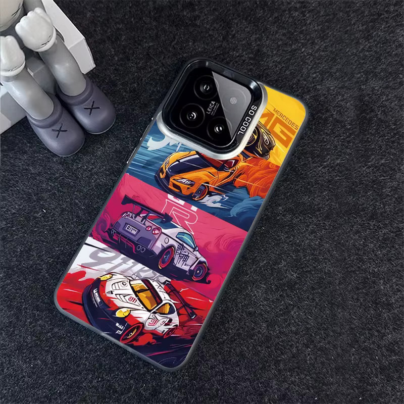 Xiaomi Handyhülle Laser Design aus hartem PC und TPU für Xiaomi 15 14 13 12 11 Pro Ultra in White und Multicolour - Bild 4