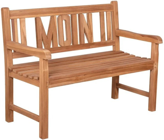 GarWoh Gartenbank Moin aus Teak in Braun, Breite: 120 cm - Bild 1