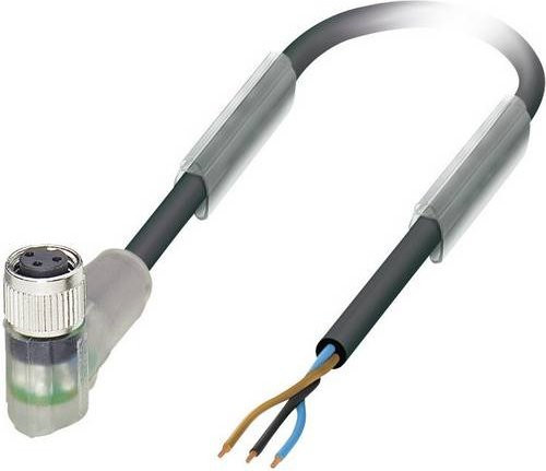 Phoenix Contact Sensor-Aktor-Steckverbinder M8 Buchse gewinkelt Schwarz 3-polig 1,50 m - Bild 1