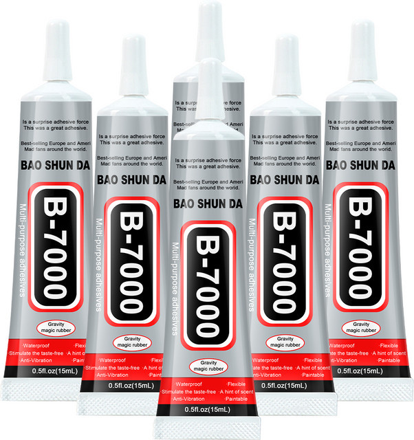B7000 Transparenter Epoxidkleber als Universal-Mehrzweckkleber für Glas und Kunststoff mit Präzisionsspitze, 15 ml/50 ml/110 ml - Bild 1