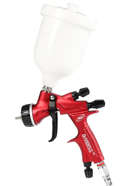 DEVIDISS Pro Lite Golden Düsen-Spritzpistole mit 1,3 mm Düse und 600 cc Behälter - Bild 3