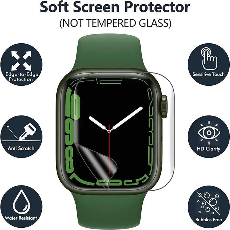 Apple Displayschutzfolie Hydrogel, transparent, Unisex - Bild 2