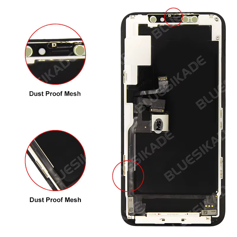 Incell LCD-Display mit Touchscreen-Digitizer-Einheit in Schwarz als Ersatz für Apple iPhone XS, 11, 12, 13 Mini, 14, 15, 16 Plus, 17 Pro Max sowie X und XR - Bild 4