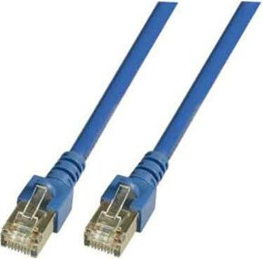 EFB-Elektronik Patchkabel Cat.5e mit 2x RJ45, SF/UTP, Blau, Länge: 0,5 m - Bild 1
