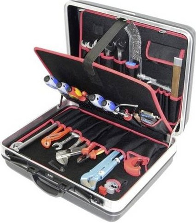 Alarm Werkzeuge Werkzeugkoffer 4-H2 56077030 bestückt, B: 43,5 cm, T: 50,5 cm, H: 21,5 cm