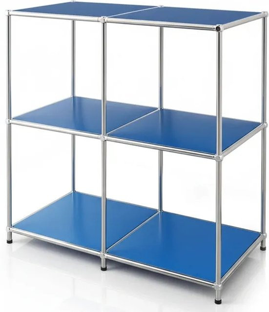 Floordirekt Metallregal Concept Epure MK-027 Sideboard Blau, B/T/H: 78 x 40 x 82 cm - Bild 1