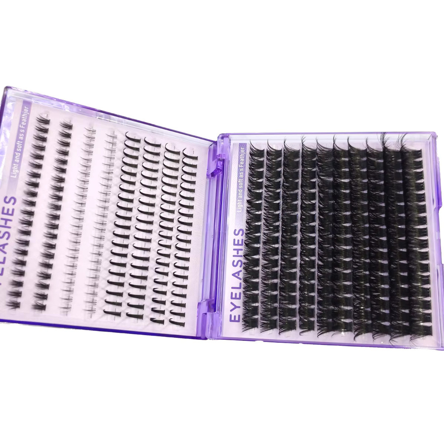 AMSDCN Wimperncluster-Set, Black, Unisex - Bild 3
