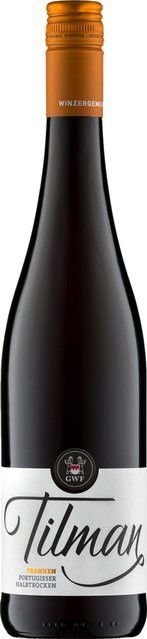 Tilman Portugieser Rotwein, Franken, 2024, halbsüß, 0,75 l - Bild 1