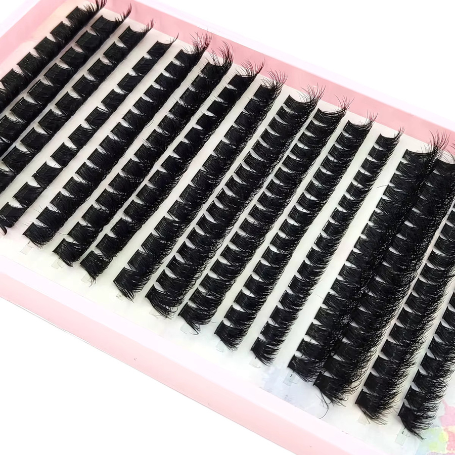 AMSDCN Einzelwimpern-Extensions, Wispy Mix, 10-16mm - Bild 5