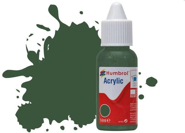 Humbrol No 78 Cockpit Green Matt, Acryl, 14 ml - Bild 1