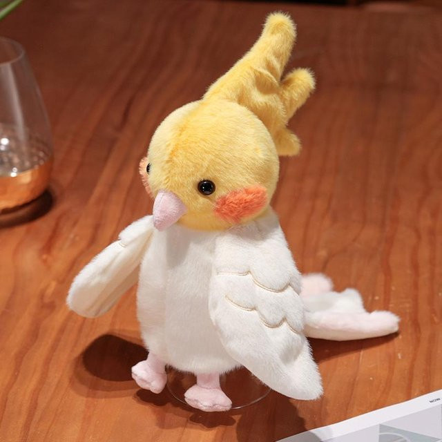 Süßer Mu Cheng Vogel Plüschtier, Stoffpuppe, ab 14 Jahren - Bild 1