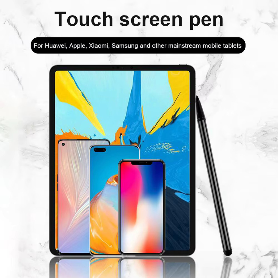 Alloet Universal Stylus Kapazitiver Touchscreen-Stift mit Tilt-Funktion für Android und iOS, passend für Xiaomi, Huawei, Samsung Tablets und Smartphones, Farbe: Rot - Bild 1