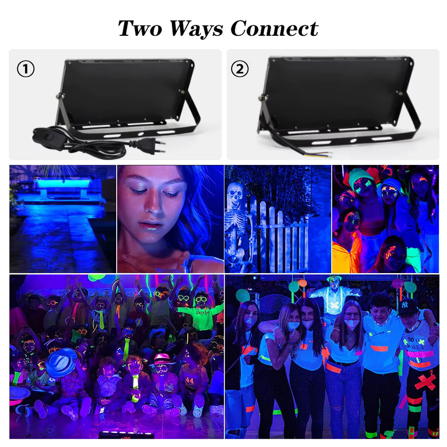 PARKSON LED UV-Flutlicht Schwarzlicht in Schwarz für Bühne und Party - Bild 4