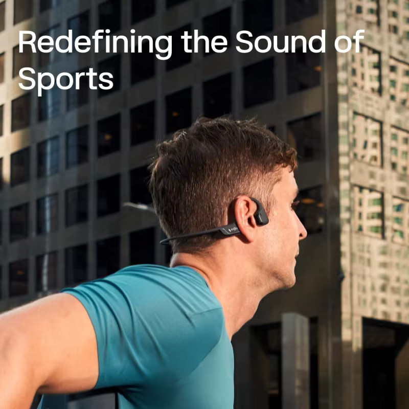 Shokz OpenRun Pro 2 Sportkopfhörer mit Knochenleitungstechnologie, kabellos, Bluetooth 5.3, IP55 wasserdicht, Orange - Bild 3