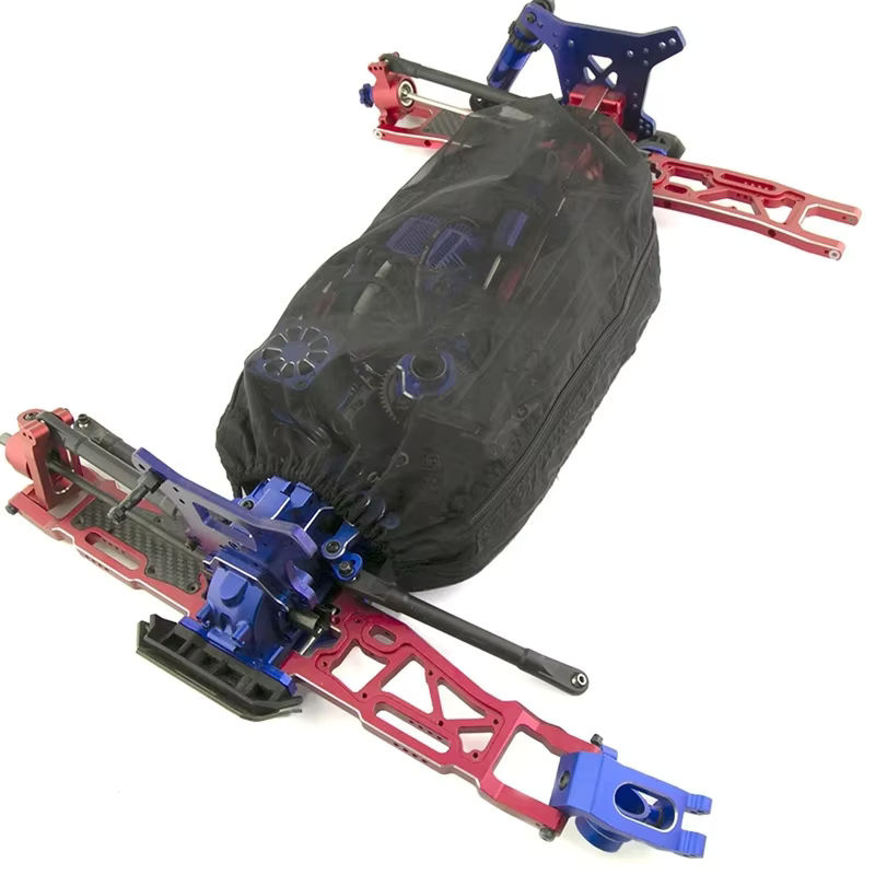 TRAXXAS Chassis Staub Wasserdicht Net Abdeckung Nylon Schwarz 1/8 - Bild 4