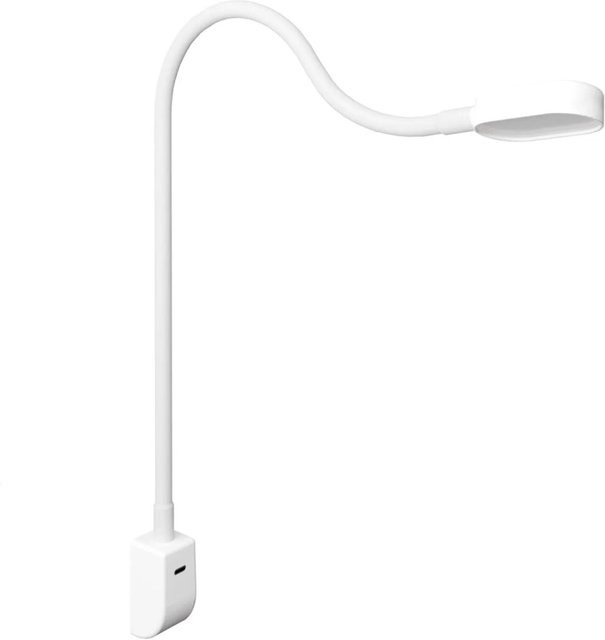 Kalb Ilios LED-Bettleuchte in Weiß mit USB-C, dimmbar und flexibler Arm für Wand- und Winkelmontage - Bild 1
