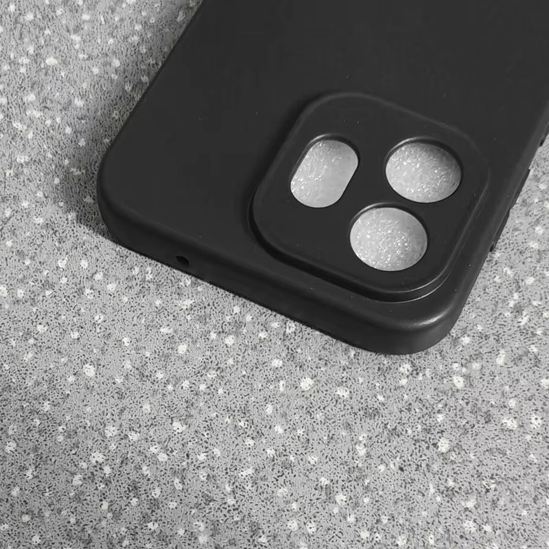 Schutzhülle für OnePlus 15T aus weichem TPU Silikon in Schwarz Matt - Bild 2