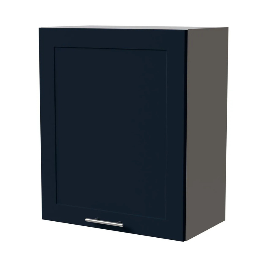Feldmann-Wohnen Hängeschrank Oslo modern in Grau und Indigo Matt, B/T/H: 60 x 32,5 x 72 cm - Bild 2