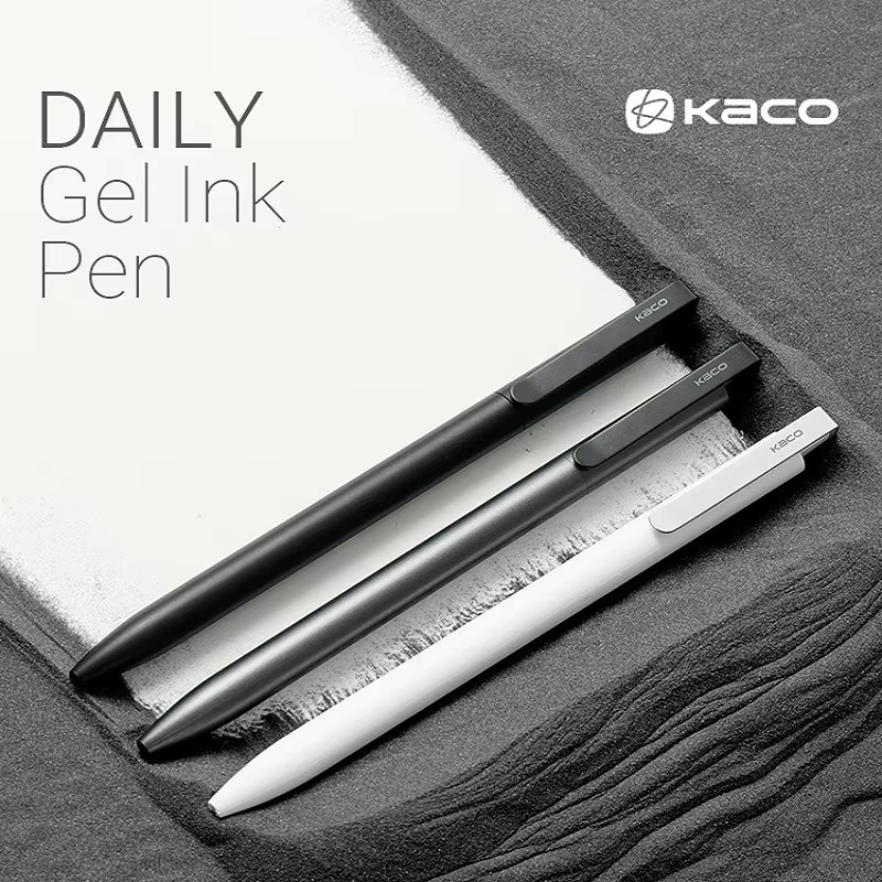 KACO Gelschreiber mit schwarzer Tinte und Metall-Stiftclip, 0,5 mm, schnell trocknend - Bild 2