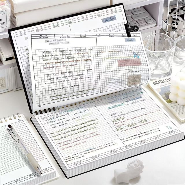 Art Farmer Notizblock B5 mit 60 Blatt/120 Seiten, liniertes Tagebuch und Skizzenbuch für Büro und Schule - Bild 1