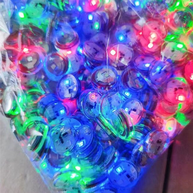 KITOSUN LED-Schuhlichter Set mit Farbwechsel, 50 Stück blinkende Taschenbeleuchtung für Kinderschuhe und Schulranzen, Multicolor - Bild 1