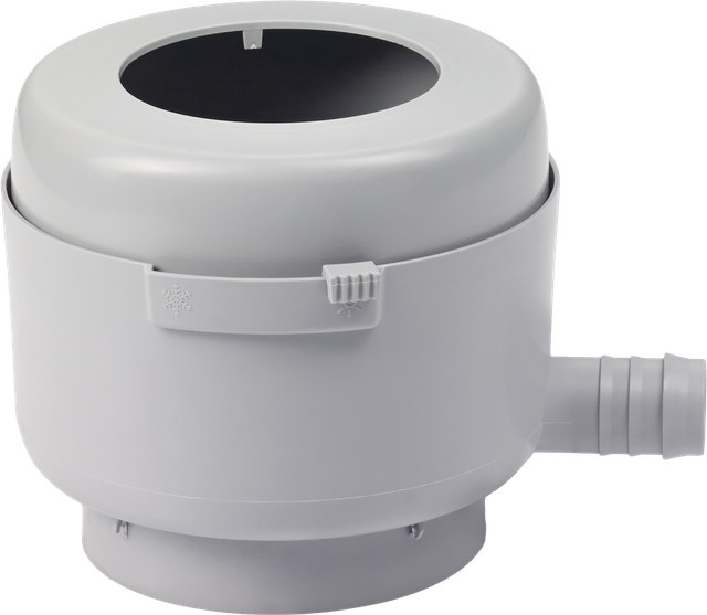 Garantia Fallrohrfilter Füllautomat DN70-100 für Regentonnen in Grau - Bild 1