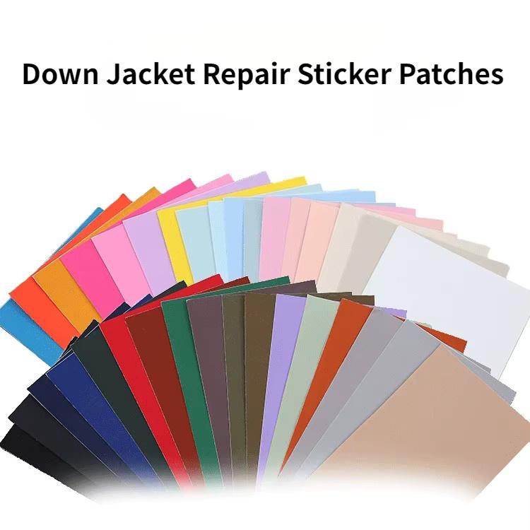 Selbstklebende Reparatur-Patches von Aprille in Pink, regenfeste Aufkleber für Kleidung, Daunenjacken und Zelte, B: 20 cm, H: 10 cm - Bild 2