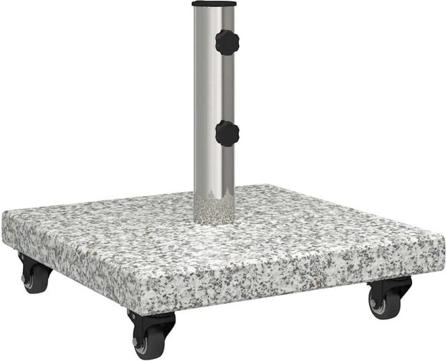 vidaXL Sonnenschirmständer aus Granit in Grau B/T/H: 45 x 45 x 45 cm - Bild 1