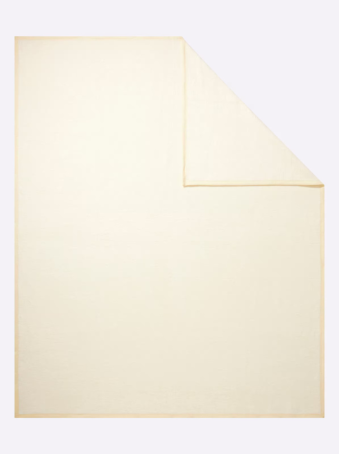 Ibena Wohndecke Beige aus Baumwolle und Polyacryl - Bild 1