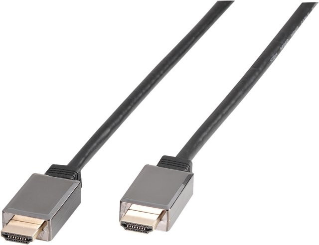Vivanco Premium High Speed HDMI Kabel mit Ethernet in Schwarz, Länge: 3 m - Bild 1