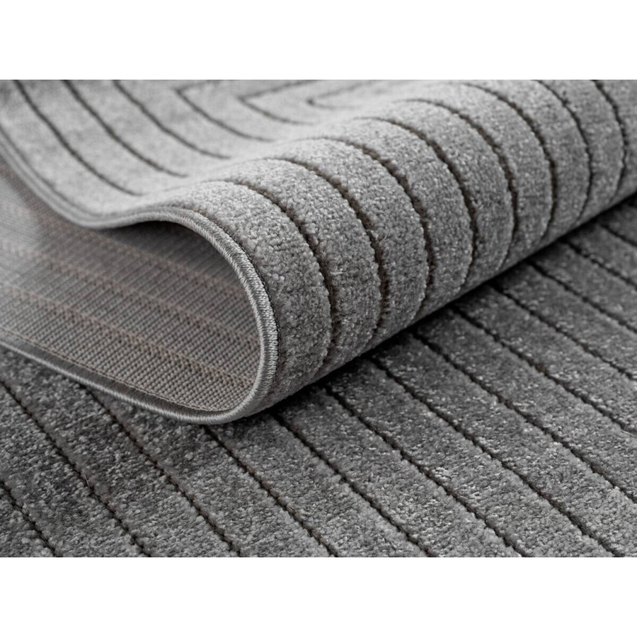 Ayyildiz Kurzflorteppich Nova In-Outdoor Boho-Design Silber B: 120 cm, L: 170 cm - Bild 2