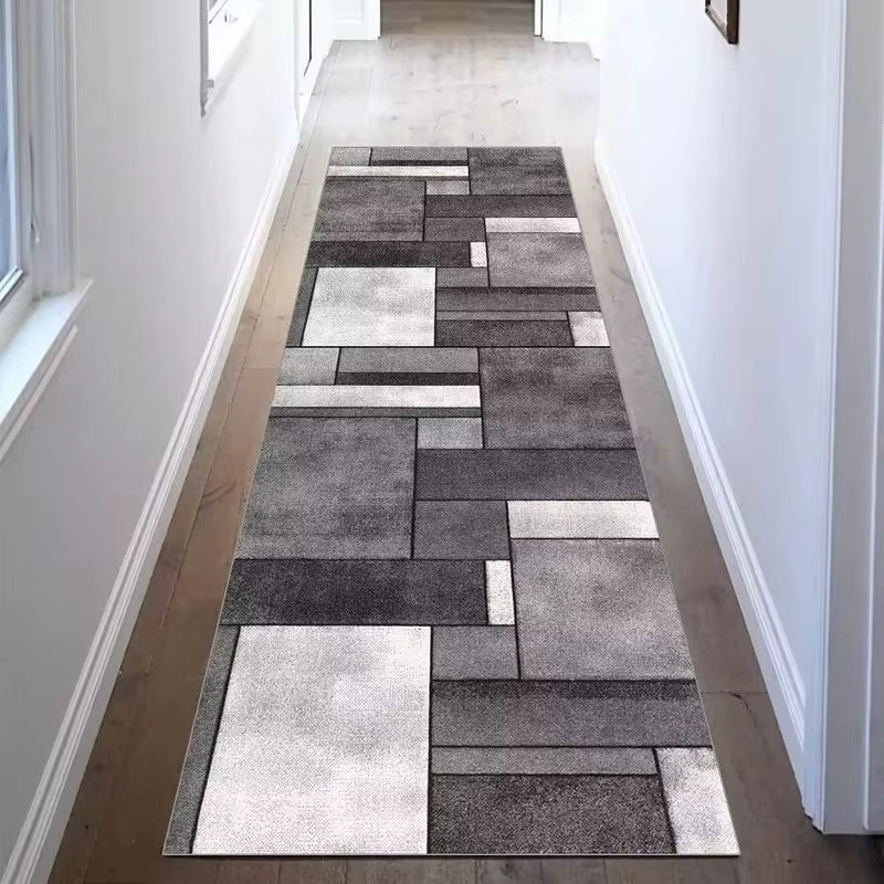 VIKAMA Moderner Geometrischer Teppich in Multicolour, Fleckresistent und Rutschfest, B/T: 120 x 50 cm - Bild 2