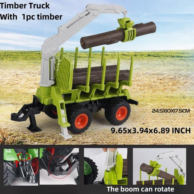 Traktorspielzeug DIY Farmer Auto Spielset, Transportanhänger, ab 4 Jahren - Bild 1