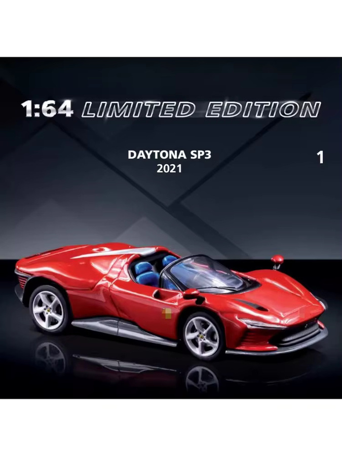 TSM MODEL Spot TW 164 Daytona SP3 2025, Diecast-Auto, Metall, Rot - Bild 3