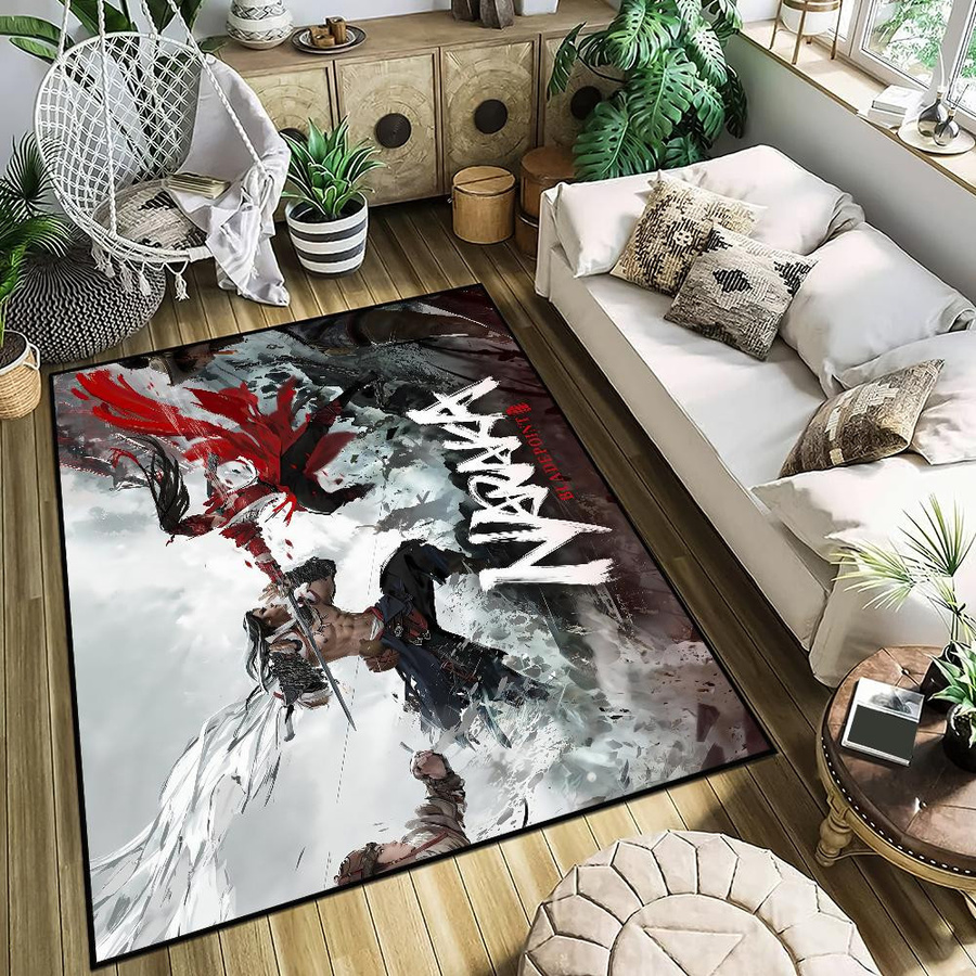 Geflochtener Teppich N-Naraka Bladepoint für Wohnzimmer, Schlafzimmer oder Bad, B/T: 40 x 60 cm - Bild 6