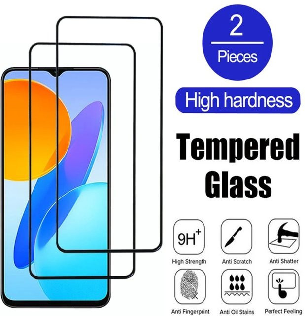 2 Stück Honor 9D Displayschutz aus gehärtetem Glas, transparente Schutzfolie für Honor X6 X7 X8 4G 5G sowie X6a X7a X7b X8a X8b - Bild 1