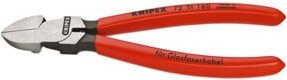 Knipex Seitenschneider für Lichtwellenleiter mit Kunststoffüberzug, Rot, Länge: 160 mm - Bild 1